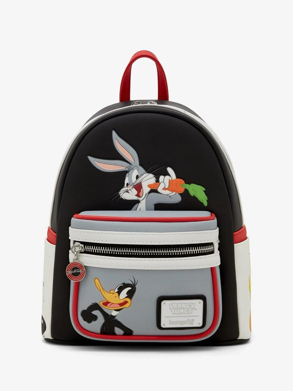 NWT Loungefly Looney Tunes Characters Color Block Mini Backpack
